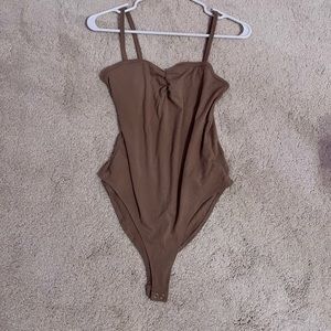 Brown bodysuit